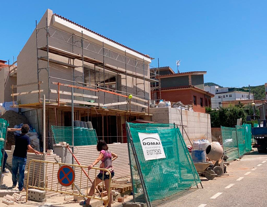 Obra nueva vivienda unifamiliar, arquitectos Granollers
